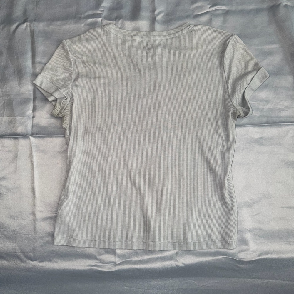 Light Blue/Gray Baby Tee - Picture 2 of 6